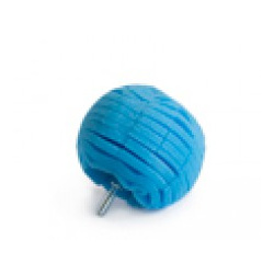 Poetsbol 75mm blauw hard